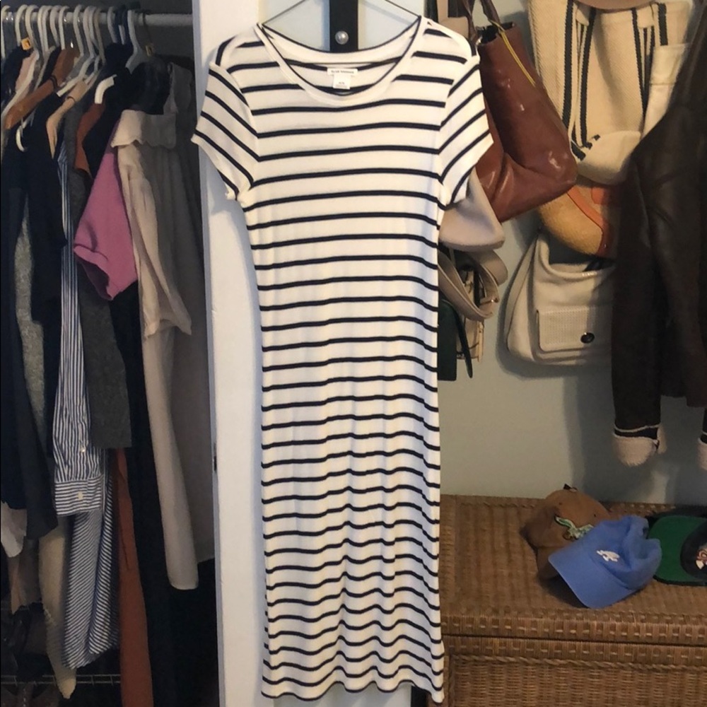 Club Monaco Knit Nautical Dress